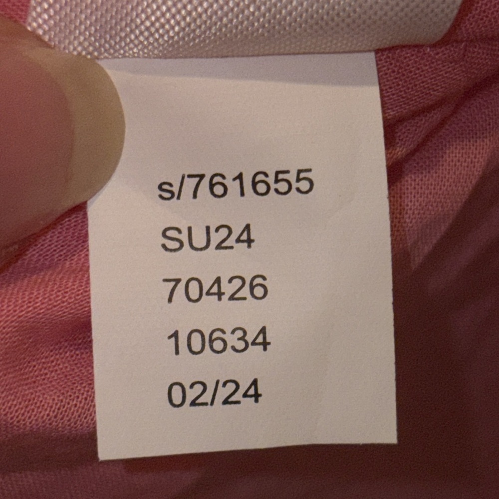 Brand New w/Tags Loft Tiled Eyelet Mini Shift Dress Pink Multi Medium - Picture 11 of 12